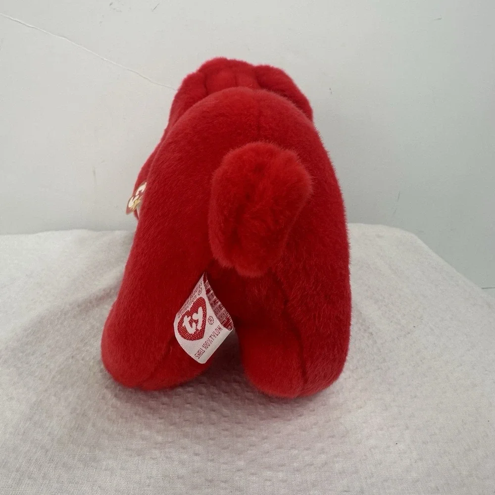 1996 Ty Beanie Buddy Rover Red Puppy Dog 12